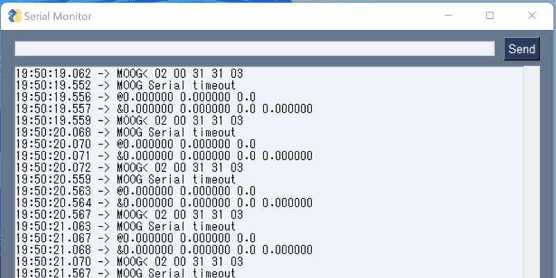 PythonでGUIプログラム作成(シリアルモニターを作ってみた)